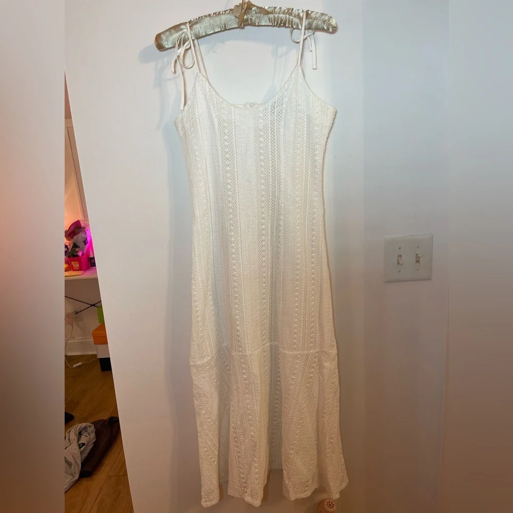 kendall and kylie white mid-length dress size S - Picture 1 of 6